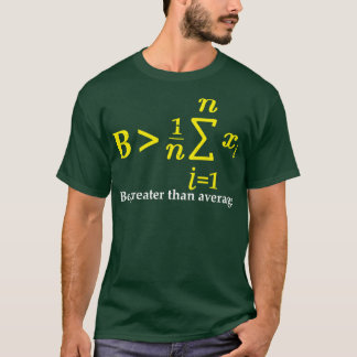 Camiseta Ser Maior Que A Motivação Média De Equações Matemá