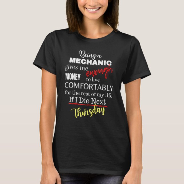 Camiseta Ser Mecânico (Frente)