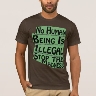 Camiseta Ser não humano é t-shirt ilegal