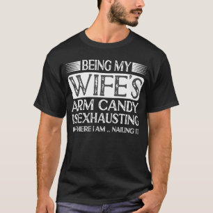 Camiseta Ser o meu doce de braço da Wifes está exaustando g