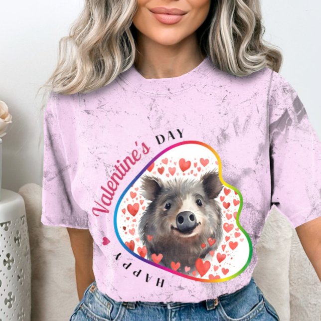 Camiseta Ser O Meu Namorados? - Paraíso Romântico (Criador carregado)