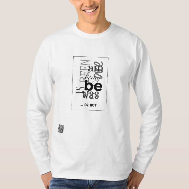 Camiseta Ser ou não ser T-Shirt (Frente)