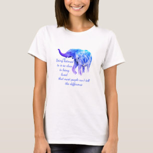Camiseta Ser ouvido como animal elefante de amor