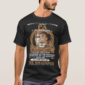 Camiseta Ser pai é uma honra ser Pa é inestimável