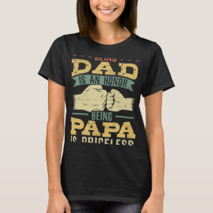 Camiseta Ser Pai é uma honra ser papai é precioso