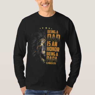 Camiseta Ser Pai É Uma Honra Ser Um Papa É Imprestável