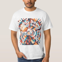 Camiseta "Ser Pai Ser Baddy" Pai de helicóptero Geométrico