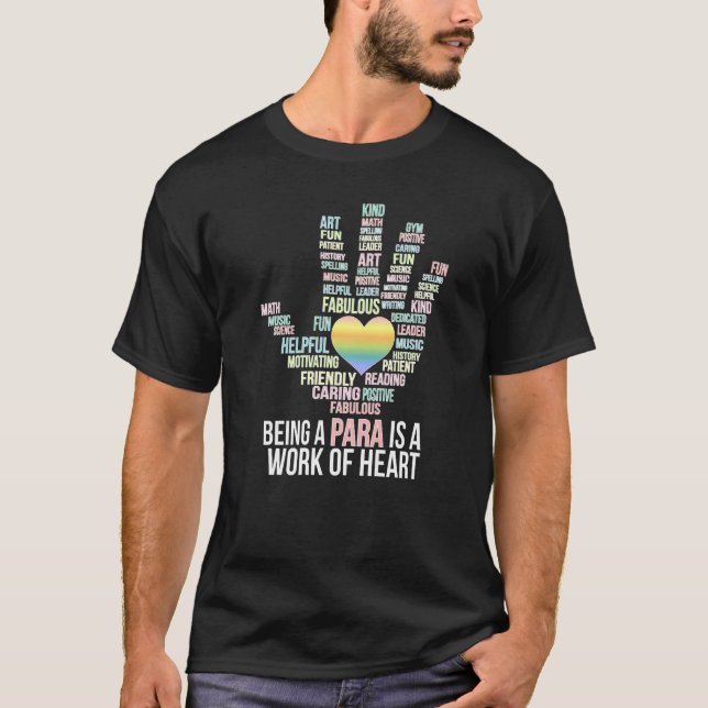 Camiseta Ser Pará É Uma Obra De Paraprofissional Coração (Frente)