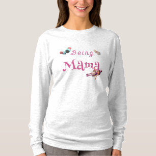 Camiseta Ser personalizável para a mamãe
