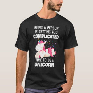 Camiseta Ser Pessoa É Tempo Demasiado Complicado Para Ser U
