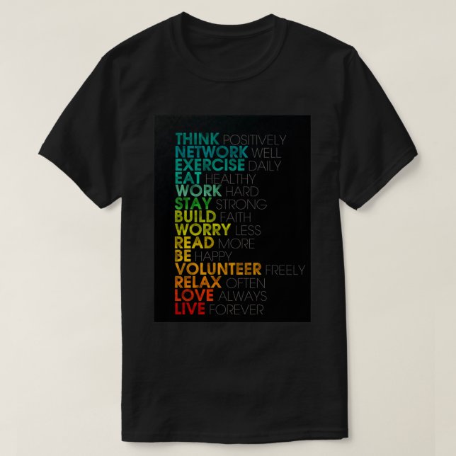 Camiseta Ser Positivo (Frente do Design)