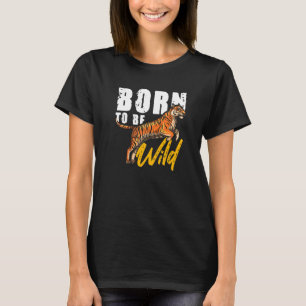 Camiseta Ser Selvagem Tiger Grande Predador de Gatos Selvag