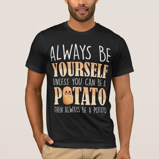 Camiseta Ser sempre um fazendeiro de batata (Frente)