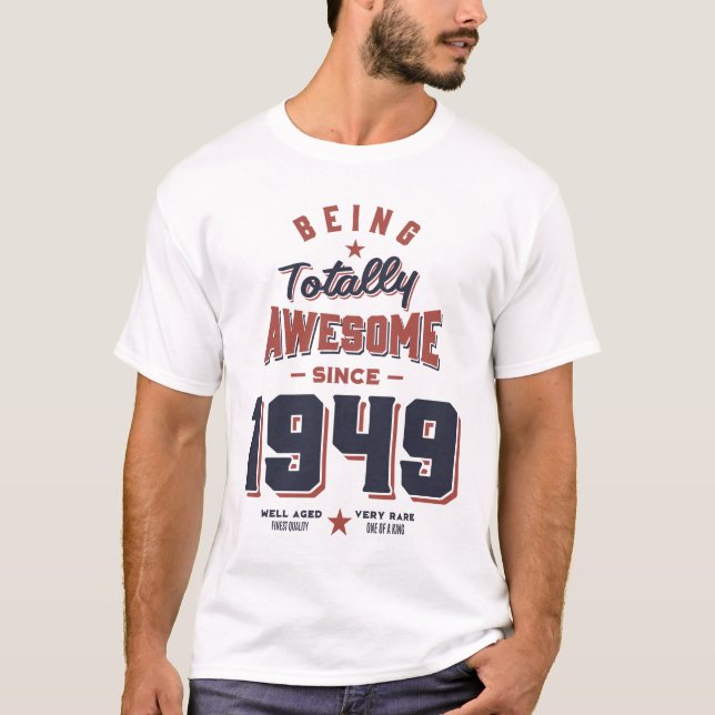 Camiseta Ser Totalmente Incrível desde o Presente de Aniver (Frente)