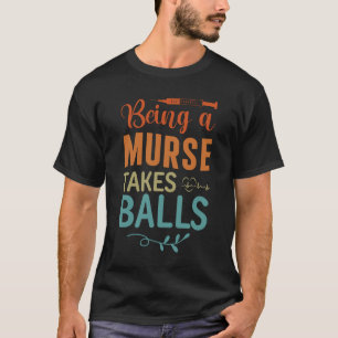 Camiseta Ser Um Assassinato Leva Bolas Engraçado Hospital M
