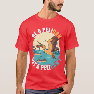 Camiseta Ser um Barco Pelicano Insular Peixes Catocropicais
