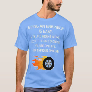 Camiseta Ser Um Engenheiro É Fácil Os Itx27s Como Andar De 