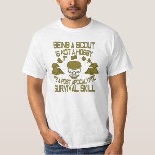 Camiseta Ser um escuteiro não é um t-shirt do passatempo
