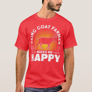 Camiseta Ser um fazendeiro me faz Fazenda de cabra de fazen