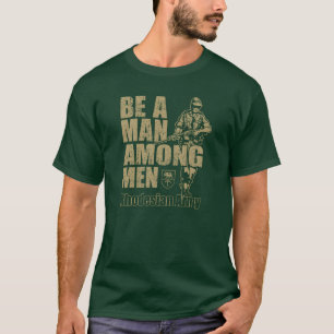 Camiseta Ser um Homem entre Homens Exército Rodésia Vint