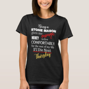 Camiseta Ser um Mason de Pedra