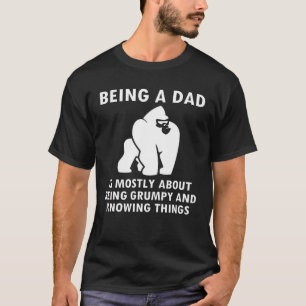 Camiseta Ser Um Pai É Principalmente Sobre Ser Engraçado