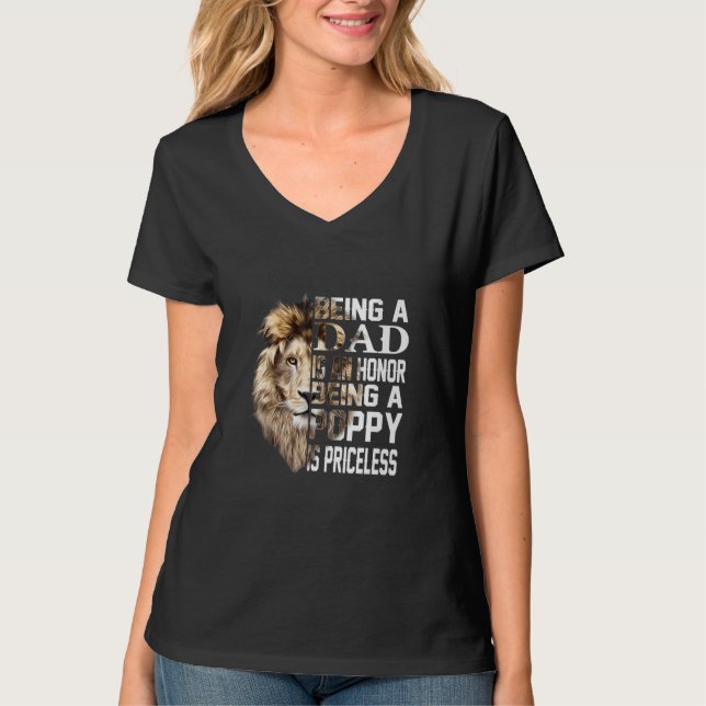 Camiseta Ser Um Pai É Um Honroso Pais Sem Preço D (Frente)