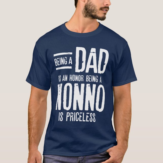 Camiseta Ser Um Pai É Uma Honra Ser Um Não Não É Praticável (Frente)