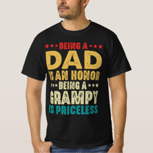 Camiseta Ser Um Pai É Uma Honra Ser Vergonha É Sem Preço