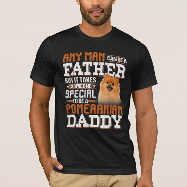 Camiseta Ser Um Pai Pomeraniano (Frente)