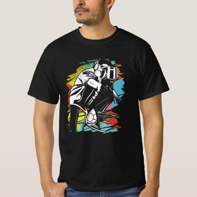 Camiseta Ser Um Pintor De Veículo Real (Frente)