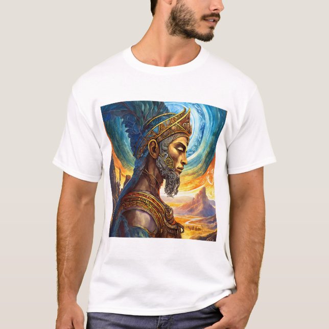 Camiseta ser um verdadeiro guerreiro ser rei majestoso (Frente)