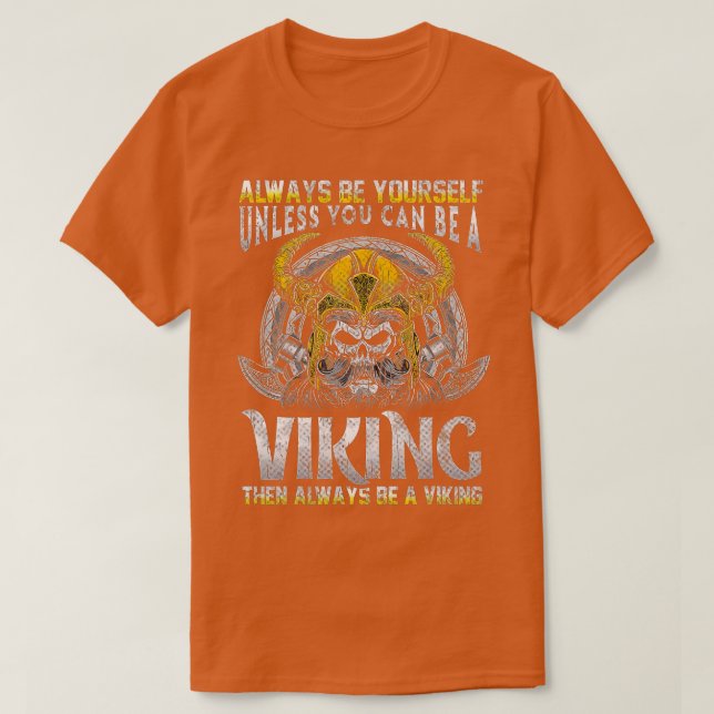 Camiseta Ser Um Vikings Humor Cita Ditos Engraçados (Frente do Design)