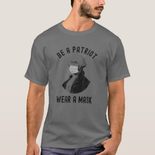 Camiseta Ser Um Visto Patriótico Uma Vacinação Legal Má