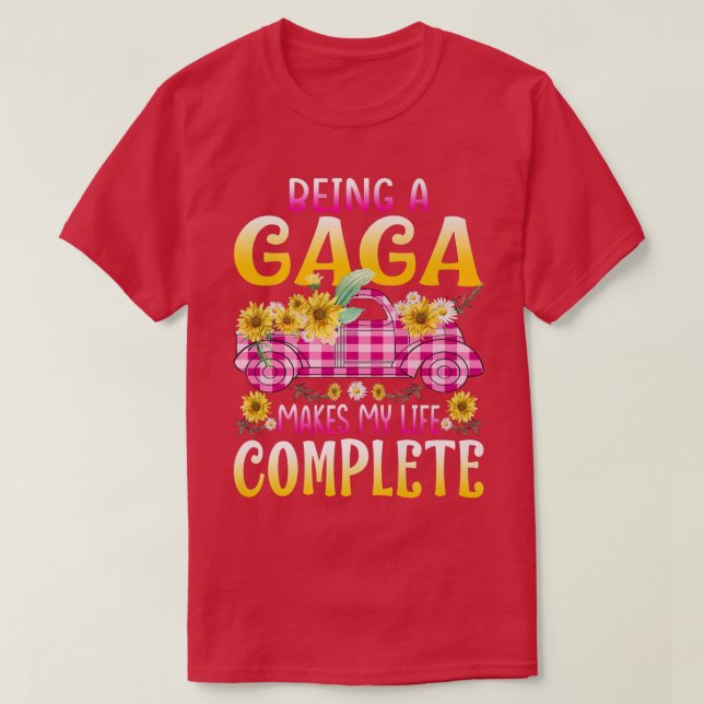 Camiseta Ser Uma Gaga Faz Minha Vida Completar Truque De Gi (Frente do Design)