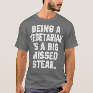 Camiseta Ser Uma Piada De Carne Vegetariana Gr Engraçada En