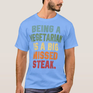 Camiseta Ser Uma Piada De Carne Vegetariana Gr Engraçada En