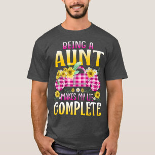 Camiseta Ser Uma Tia Faz Minha Vida Completar Truque De Gir