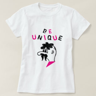 Camiseta Ser Único - Diferente - Apenas Um - Branco Engra