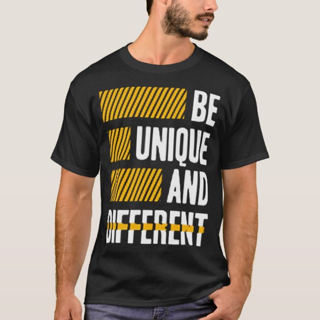 Camiseta Ser único e diferente (Frente)