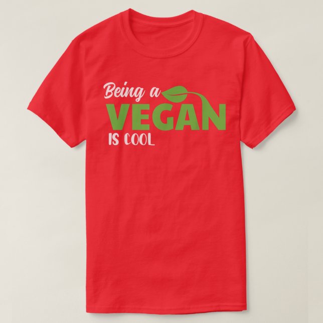 Camiseta Ser vegetariano é uma dieta vegetal Legal (Frente do Design)