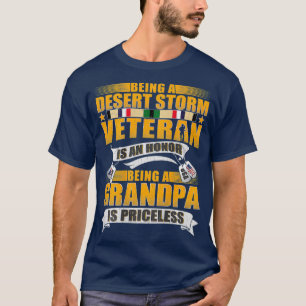 Camiseta Ser Veterano Da Tempestade Do Deserto É Um Avô H