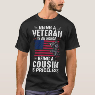 Camiseta Ser Veterano É Uma Honra Ser Um CUSSN É Pric