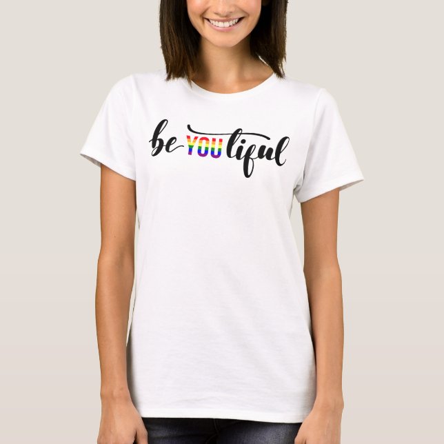 Camiseta ser-VOCÊ Orgulho gay (Frente)
