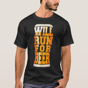 Camiseta Será Executado Para O Corredor De Cerveja De Artes