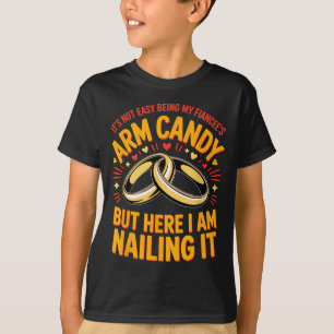 Camiseta Será jóia de braço noivado noivo casal braço