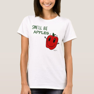 Camiseta SERÁ o t-shirt das mulheres das MAÇÃS
