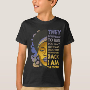 Camiseta Será Que A Tempestade Forte Mulher Negra História
