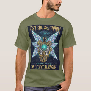 Camiseta Serafim Astral O Motor Celestial Arte Cyberpunk