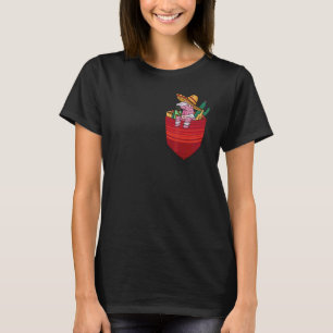 Camiseta Serape Pocket Pinata Mexicana Fiesta Party Cinco D